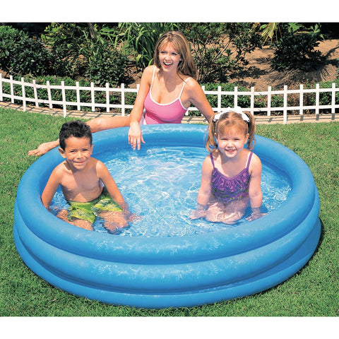 Intex 58 In. Inflatable Crystal Blue Pool; Mfg #58426EP