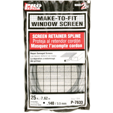Prime-Line Screen Retainer Spline; Mfg #P7633