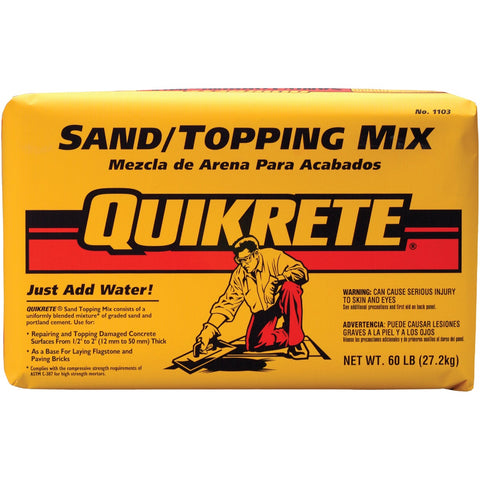Quikrete Sand (Topping) Mix; Mfg #110360