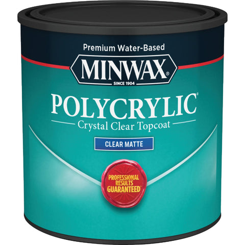 Minwax Polycrylic Water Based Protective Finish; Mfg #222224444