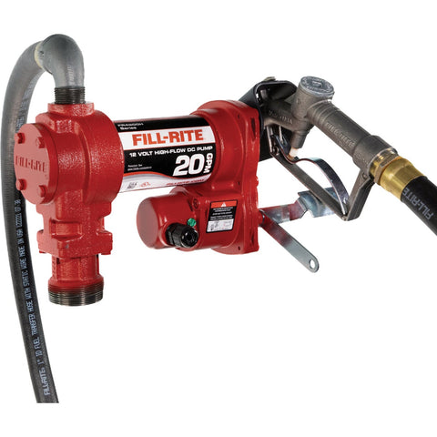Fill-Rite 12V DC 20 GPM Fuel Transfer Pump; Mfg #FR4210H