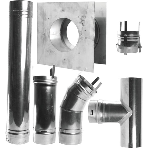 MR. HEATER Suspended Horizontal Garage Heater Vent Kit; Mfg #F102860