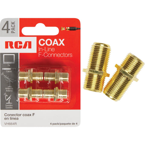 RCA In-Line Coax Connector; Mfg #VH664R
