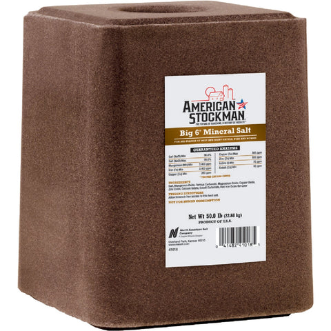 American Stockman Trace Mineral Salt Block; Mfg #41018