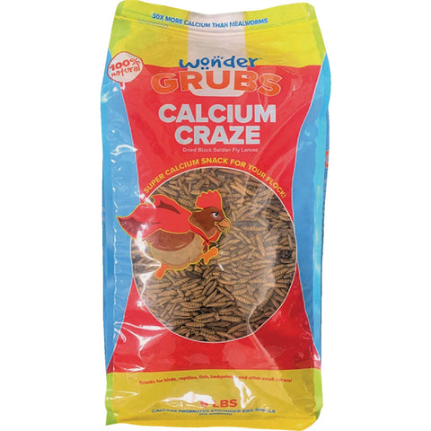 Wonder Grubs Calcium Craze Feed Supplement; Mfg #PH560