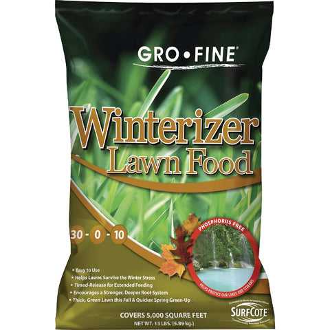 Gro-Fine Phosphorus Free Winterizer Fall Fertilizer; Mfg #GF57239