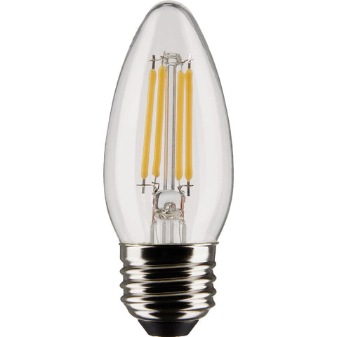 Satco Medium Base Traditional Look LED Decorative Light Bulb; Mfg #S21834