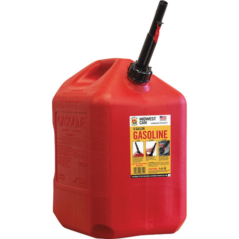 Midwest Can Auto Shut-Off Fuel Can; Mfg #6610