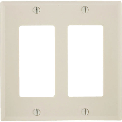 Leviton Decora Decorator Wall Plate; Mfg #011-80409-00T