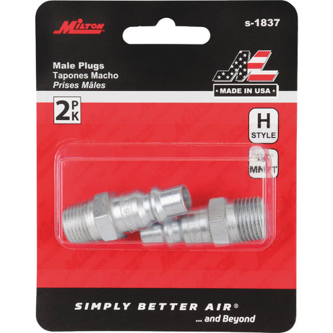 Milton H-Style Plug; Mfg #S-1837