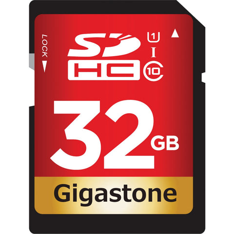 Gigastone Prime Series SDHC Card; Mfg #GS-SDHC80U1-32GB-R