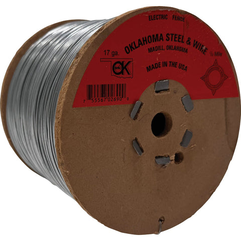 Oklahoma Steel Steel Electric Fence Wire; Mfg #KY230-007-1007