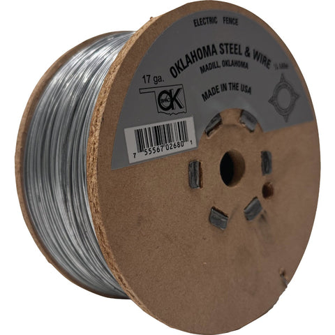 Oklahoma Steel Steel Electric Fence Wire; Mfg #KY230-007-1006