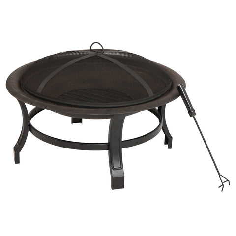 Outdoor Expressions 30 In. Round Fire Pit; Mfg #FT-51559