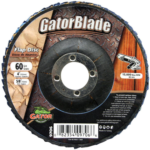Gator Blade Type 29 Angle Grinder Flap Disc; Mfg #9706
