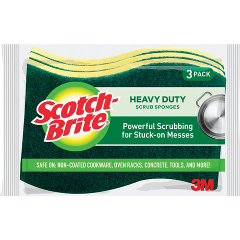 Scotch-Brite Heavy Duty Scrub Sponge; Mfg #HD-3