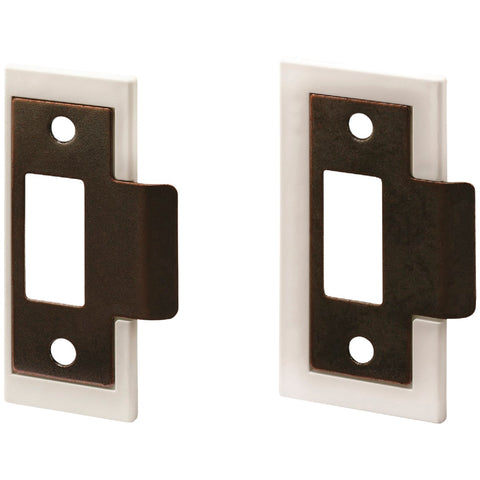 Prime-Line Fix-A-Latch Strike Plate Repair Kit; Mfg #FAL2BZ