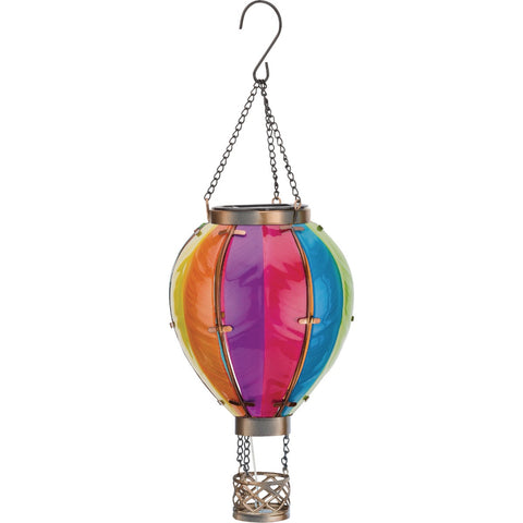 Regal Art & Gift Hot Air Balloon Solar Lantern; Mfg #12768