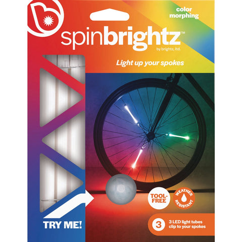 Brightz Spinbrightz LED Bicycle Tube Light; Mfg #L1703