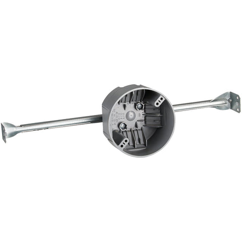 PVC Hanger New Work Ceiling Box; Mfg #BCJ-021