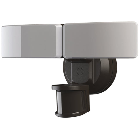 Motion Sensing Twin Swivel Head LED Floodlight Fixture; Mfg #P042B