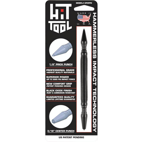 HIT Tool 1/8 In., 3/16 In. Nail Set; Mfg #CP0PP0