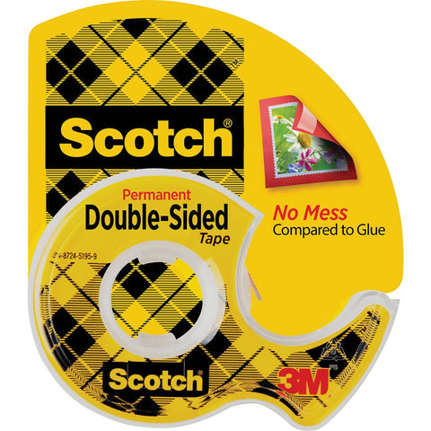 Scotch Double Sided Transparent Tape; Mfg #136