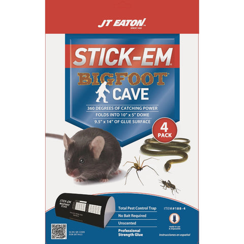 JT Eaton Stick-Em Bigfoot Cave XL Glue Trap; Mfg #188-4