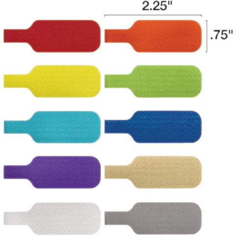 Wrap-It Storage Multi-Color Cable Labels; Mfg #410-CL-MD-MC