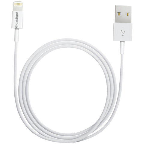 Gigastone USB-A to Lightning Charging & Sync Cable; Mfg #GS-C102-R