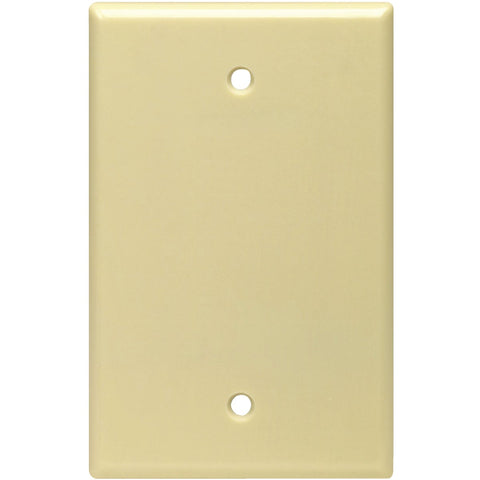 Leviton Midway Thermoset Blank Wall Plate; Mfg #001-80514-00I