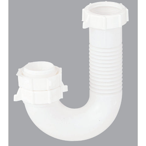 Do it Best Plastic Flexible J-Bend With Adapter; Mfg #DIB21255