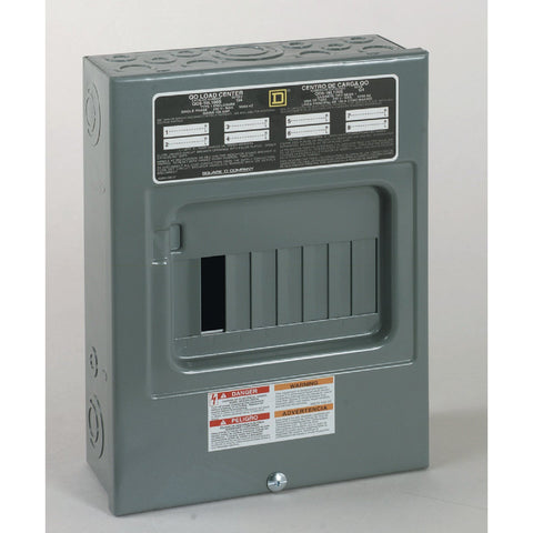 Square D QO Indoor Main Lug Load Center; Mfg #QO816L100SCP