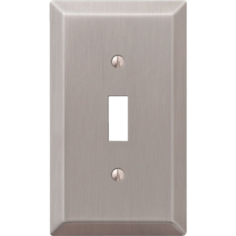 Amerelle Stamped Steel Switch Wall Plate; Mfg #163TBN