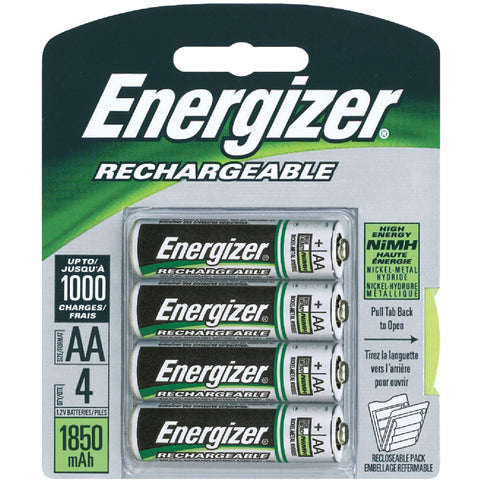 Energizer Recharge AA Rechargeable Battery; Mfg #NH15BP-4