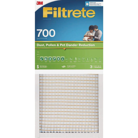 Filtrete Dust, Pollen & Pet Dander Reduction Furnace Filter; Mfg #701-4