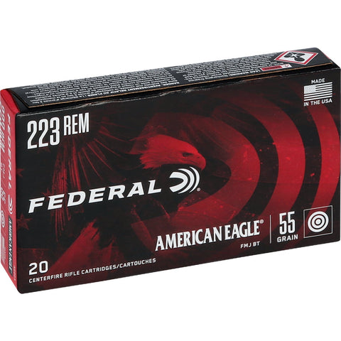 Federal American Eagle .223 Centerfire Ammunition Cartridges; Mfg #65968