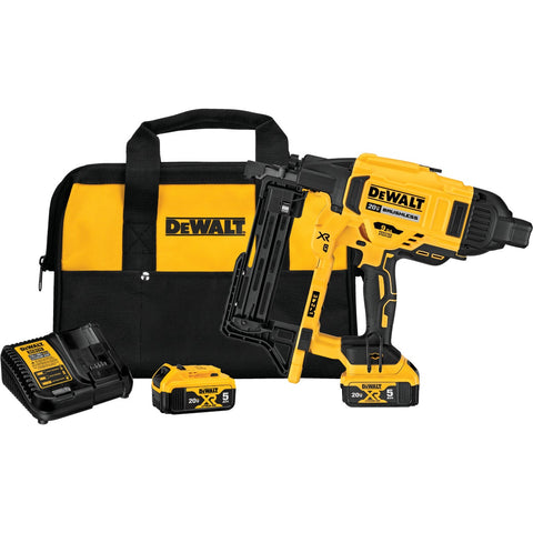 DeWalt 20V MAX XR Lithium-Ion Cordless Construction Stapler Kit; Mfg #DCFS950P2
