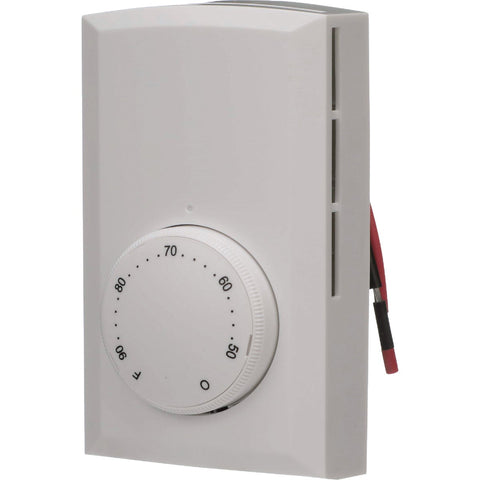 Cadet Wall Mounted Electric Baseboard Heater Thermostat; Mfg #08301