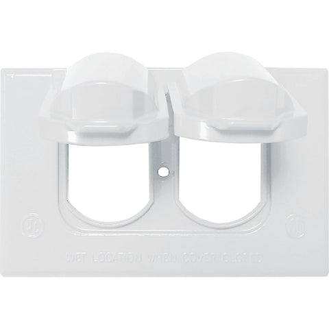 Southwire Horizontal Outdoor Outlet Cover; Mfg #WCH1DUPW-UPC