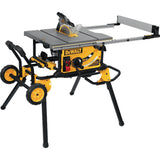 DeWalt Compact Job Site Table Saw with Rolling Stand; Mfg #DWE7491RS