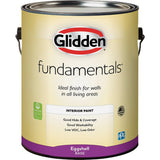 Glidden Fundamentals Vinyl Resin Acrylic Interior Paint; Mfg #GLFIN50B1/01