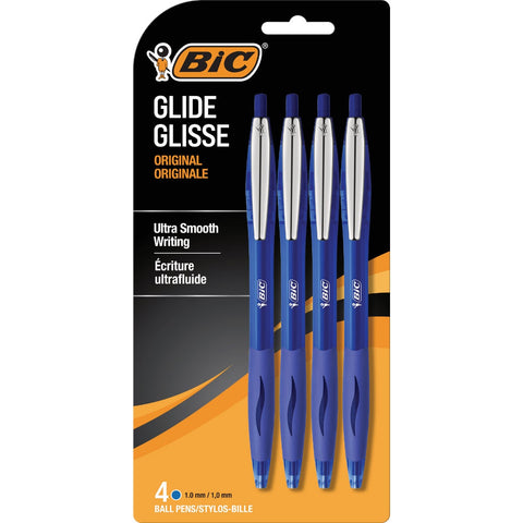 BIC Glide Original Medium Point Ball Pen; Mfg #VCGP41-BLU