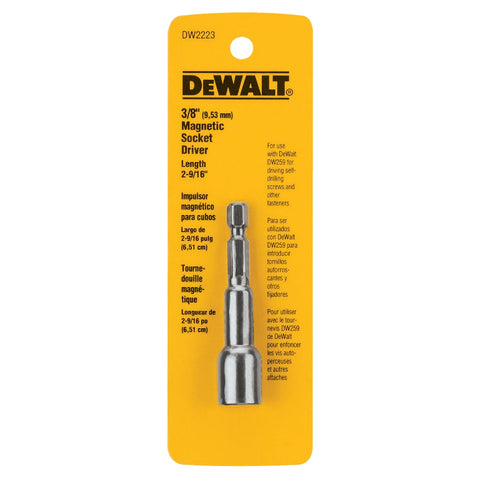 DeWalt Magnetic Nutdriver Bit; Mfg #DW2223