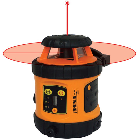Johnson Level Self-Leveling Rotary Laser Level; Mfg #40-6517