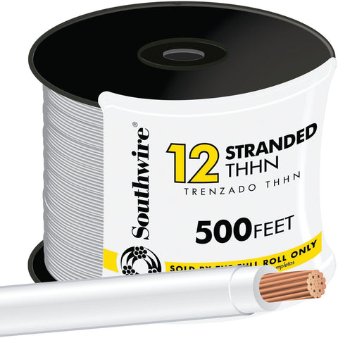 Southwire 12 AWG Stranded THHN Electrical Wire; Mfg #22965858