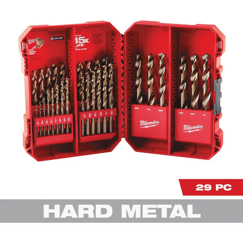 Milwaukee Red Helix 29-Piece Cobalt Drill Bit Set; Mfg #48-89-2332