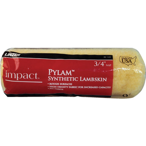 Linzer Impact Pylam Synthetic Lambskin Roller Cover; Mfg #RC 145 0900