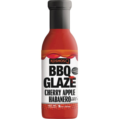 KOSMOS Q Cherry Apple Habanero BBQ Glaze; Mfg #KOS-CAH-GLAZE- SINGLE