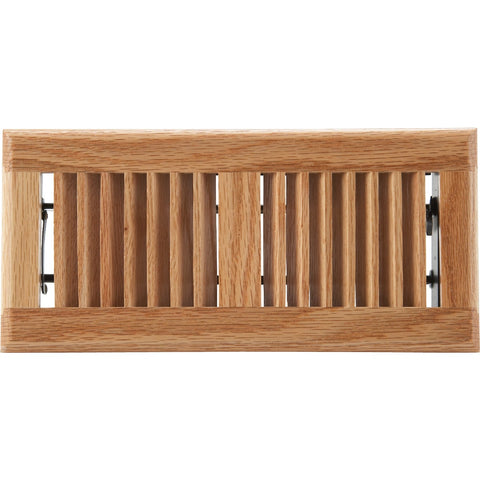 Home Impressions Contemporary Oak Floor Register; Mfg #WF0410L0